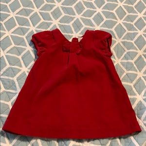 Red Baby Gap dress